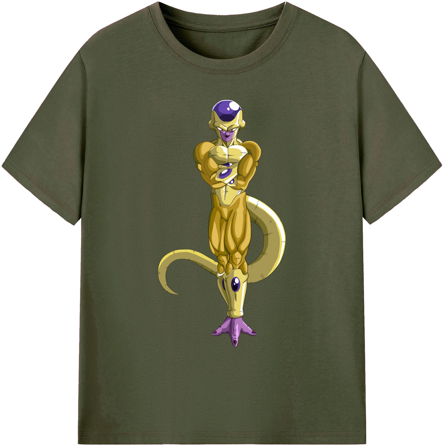 （画像用） ドラゴンボール フリーザ DRAGON BALL Frieza 綿100％ メンズ半袖Tシャツ｜肌触りやわらか＆通気性